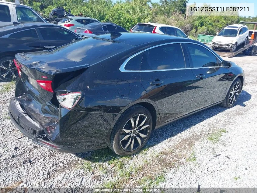 2020 Chevrolet Malibu Fwd Rs VIN: 1G1ZG5ST1LF082211 Lot: 40081313