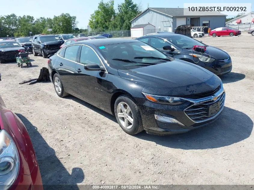 2020 Chevrolet Malibu Fwd Ls VIN: 1G1ZB5ST5LF009292 Lot: 40092817