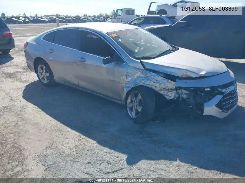 2020 Chevrolet Malibu Fwd 1Fl VIN: 1G1ZC5ST8LF003399 Lot: 40121171