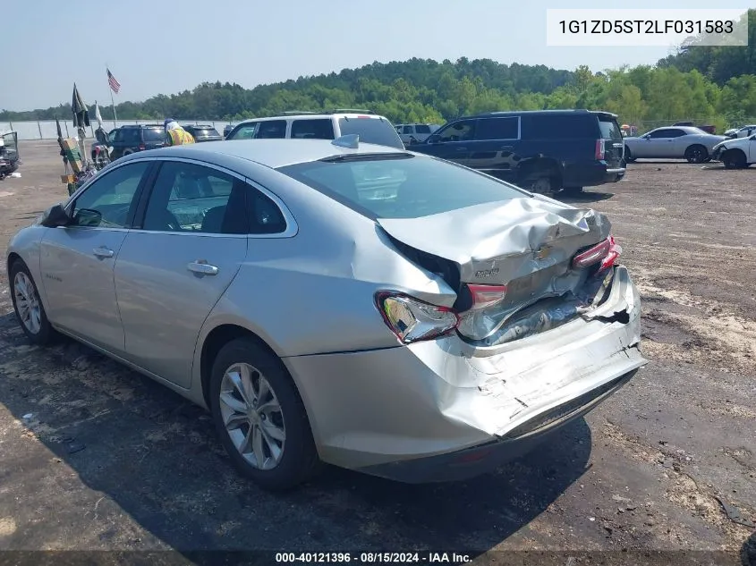 2020 Chevrolet Malibu Fwd Lt VIN: 1G1ZD5ST2LF031583 Lot: 40121396