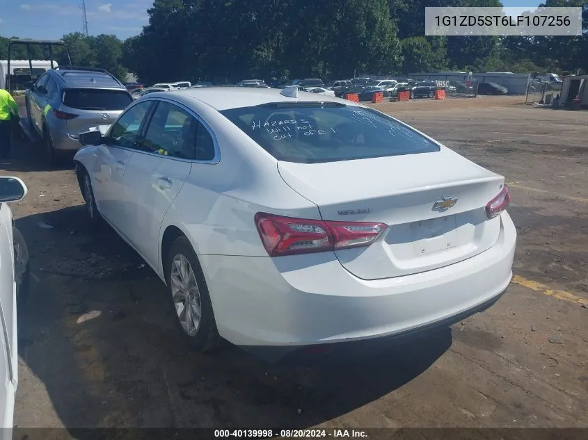 2020 Chevrolet Malibu Fwd Lt VIN: 1G1ZD5ST6LF107256 Lot: 40139998