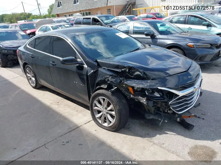 2020 Chevrolet Malibu Fwd Lt VIN: 1G1ZD5ST5LF072578 Lot: 40141137