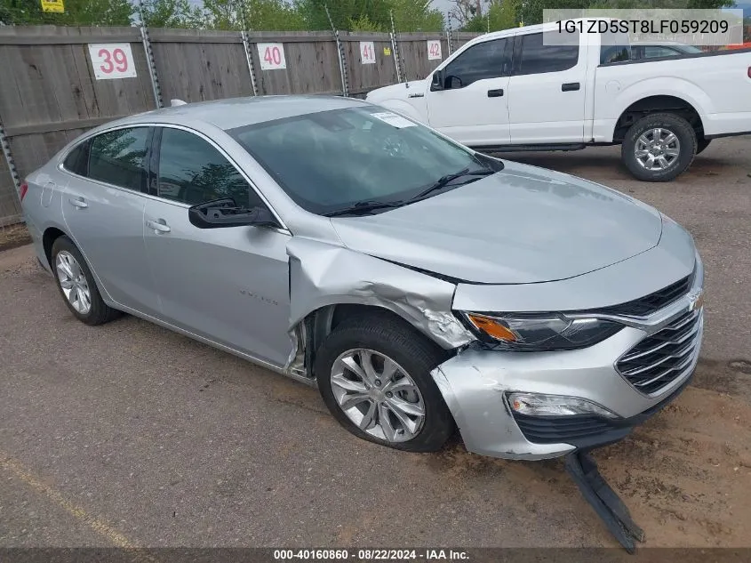 2020 Chevrolet Malibu Fwd Lt VIN: 1G1ZD5ST8LF059209 Lot: 40160860