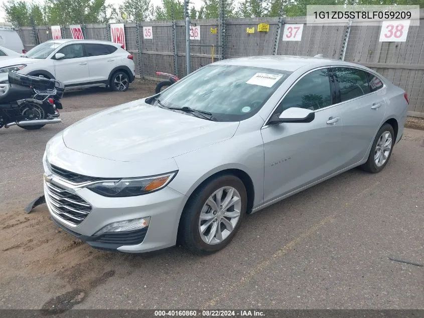 2020 Chevrolet Malibu Fwd Lt VIN: 1G1ZD5ST8LF059209 Lot: 40160860