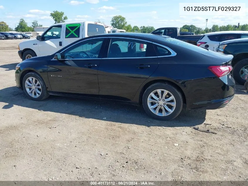 2020 Chevrolet Malibu Fwd Lt VIN: 1G1ZD5ST7LF029327 Lot: 40173112