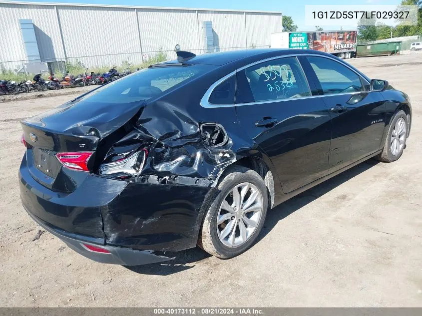 2020 Chevrolet Malibu Fwd Lt VIN: 1G1ZD5ST7LF029327 Lot: 40173112