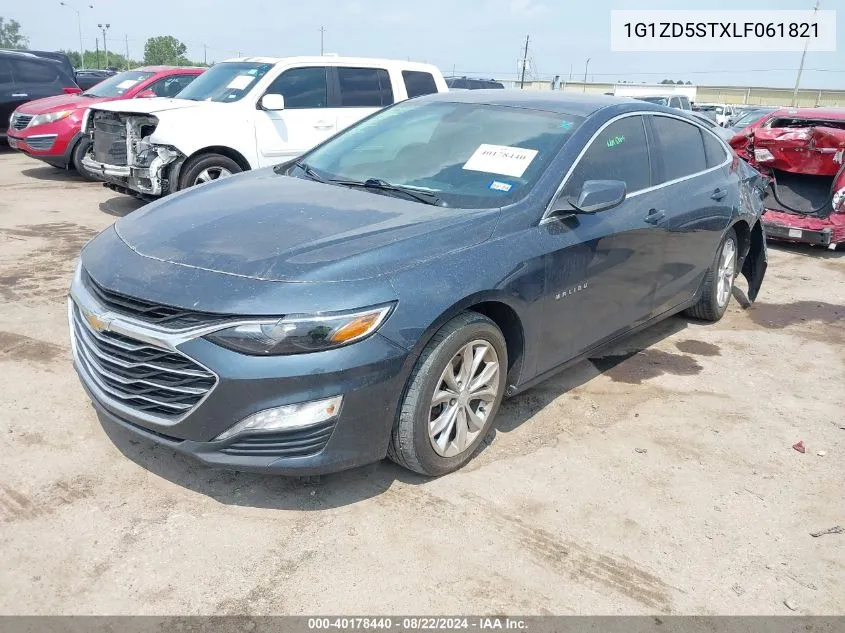 2020 Chevrolet Malibu Fwd Lt VIN: 1G1ZD5STXLF061821 Lot: 40178440