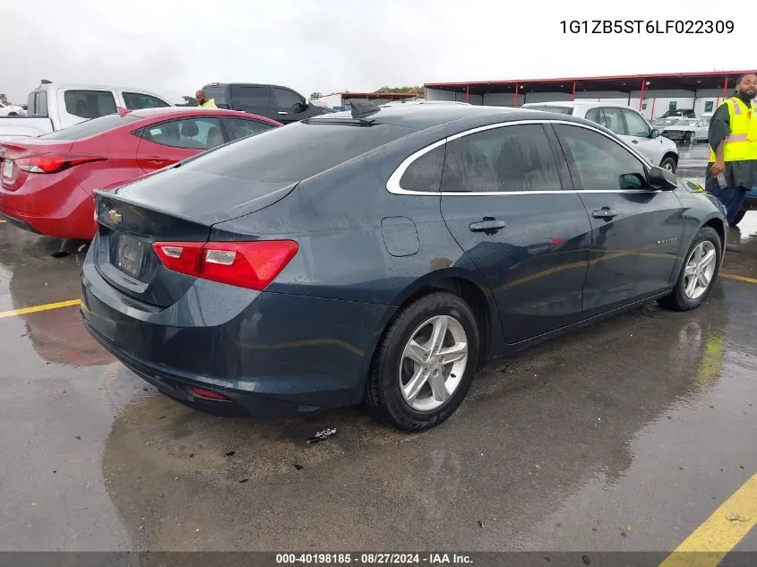 2020 Chevrolet Malibu Fwd Ls VIN: 1G1ZB5ST6LF022309 Lot: 40198185