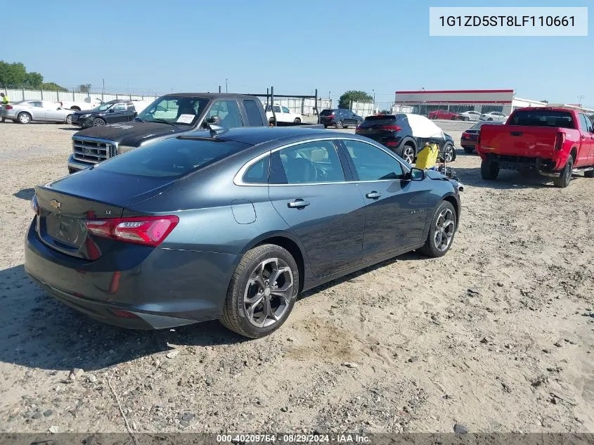 1G1ZD5ST8LF110661 2020 Chevrolet Malibu Fwd Lt