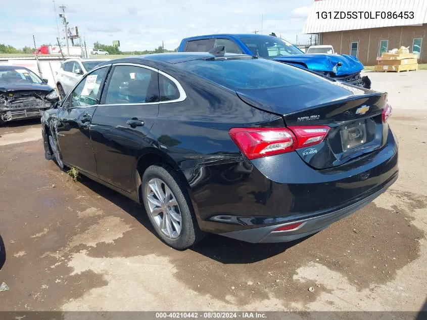 2020 Chevrolet Malibu Fwd Lt VIN: 1G1ZD5ST0LF086453 Lot: 40210442