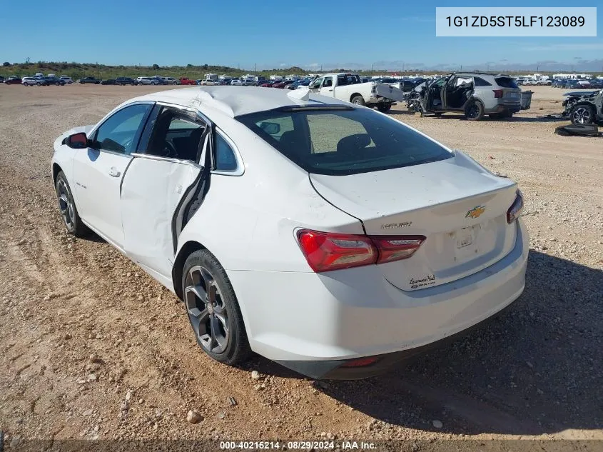 2020 Chevrolet Malibu Fwd Lt VIN: 1G1ZD5ST5LF123089 Lot: 40215214