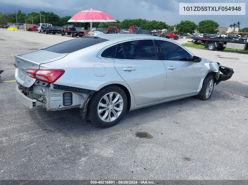 2020 Chevrolet Malibu Fwd Lt VIN: 1G1ZD5STXLF054948 Lot: 40216691