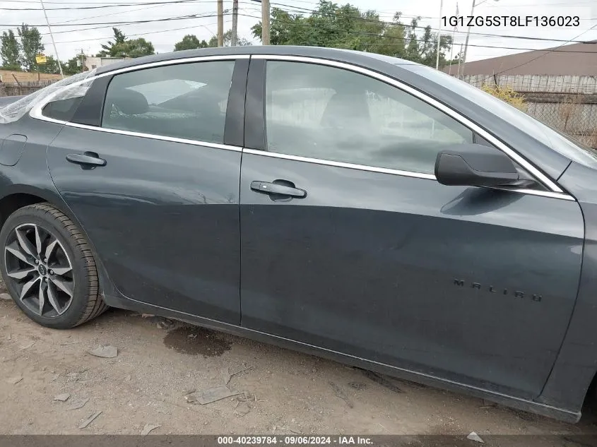 2020 Chevrolet Malibu Fwd Rs VIN: 1G1ZG5ST8LF136023 Lot: 40239784