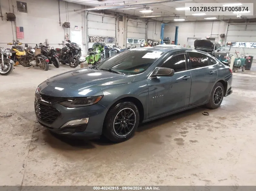 2020 Chevrolet Malibu Fwd Ls VIN: 1G1ZB5ST7LF005874 Lot: 40242915