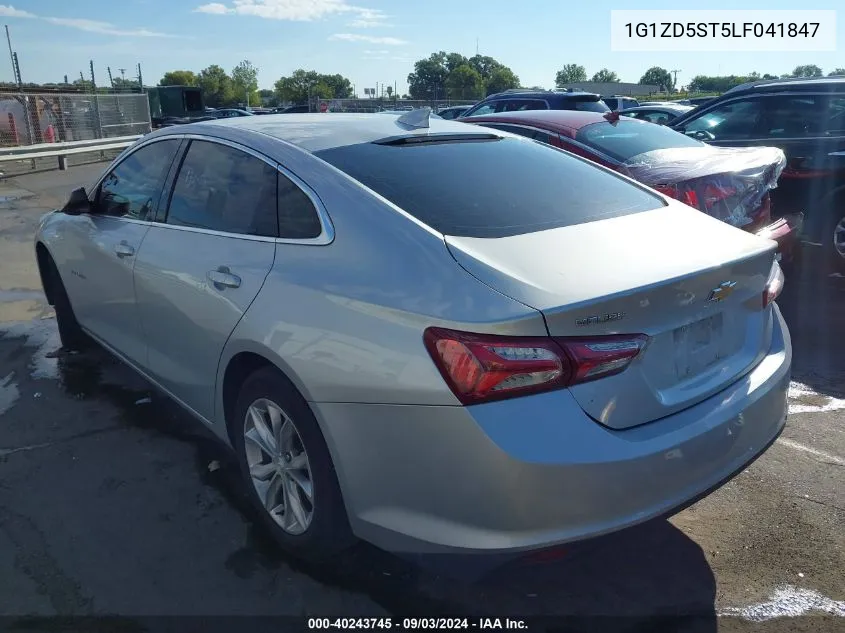 2020 Chevrolet Malibu Fwd Lt VIN: 1G1ZD5ST5LF041847 Lot: 40243745