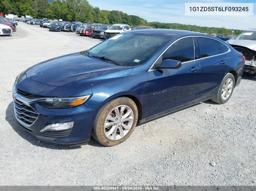 2020 Chevrolet Malibu Fwd Lt VIN: 1G1ZD5ST6LF093245 Lot: 40254941