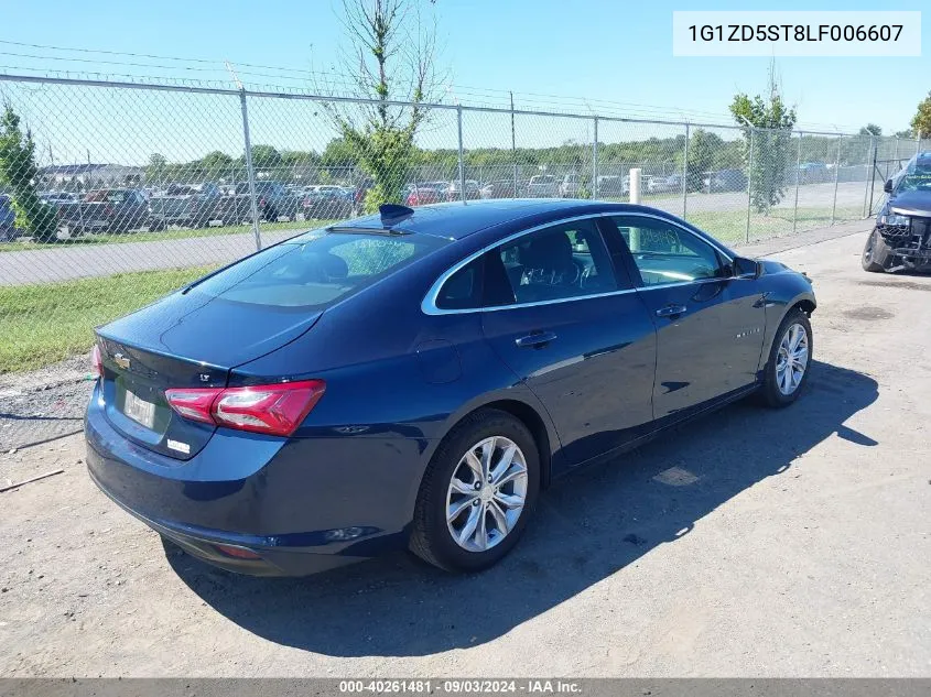 1G1ZD5ST8LF006607 2020 Chevrolet Malibu Fwd Lt