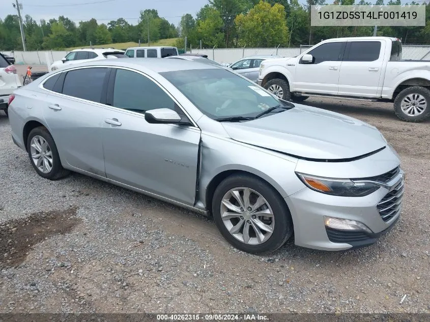 2020 Chevrolet Malibu Fwd Lt VIN: 1G1ZD5ST4LF001419 Lot: 40262315