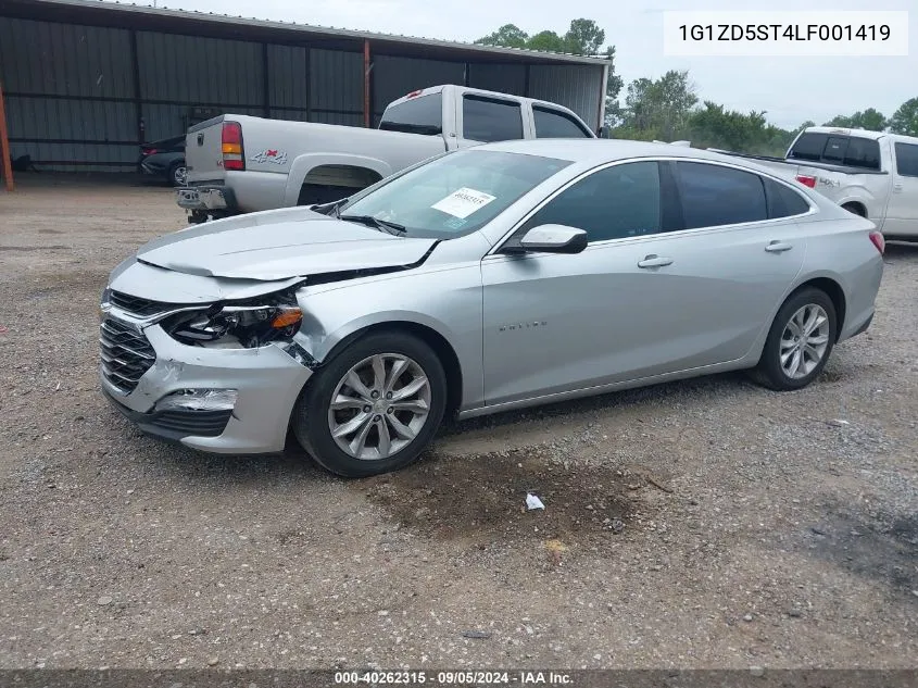 2020 Chevrolet Malibu Fwd Lt VIN: 1G1ZD5ST4LF001419 Lot: 40262315