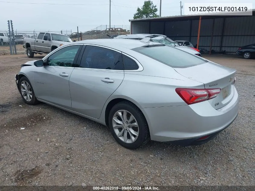 2020 Chevrolet Malibu Fwd Lt VIN: 1G1ZD5ST4LF001419 Lot: 40262315