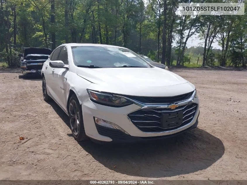 2020 Chevrolet Malibu Lt VIN: 1G1ZD5ST5LF102047 Lot: 40262793