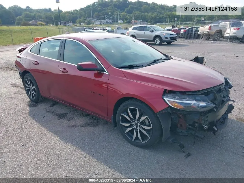 2020 Chevrolet Malibu Fwd Rs VIN: 1G1ZG5ST4LF124158 Lot: 40263315