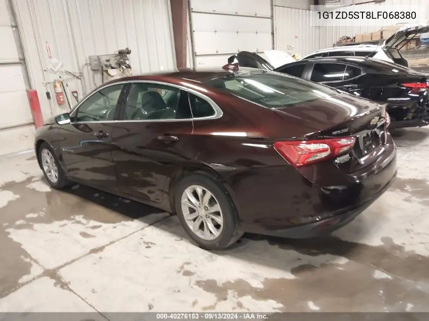 2020 Chevrolet Malibu Fwd Lt VIN: 1G1ZD5ST8LF068380 Lot: 40276153