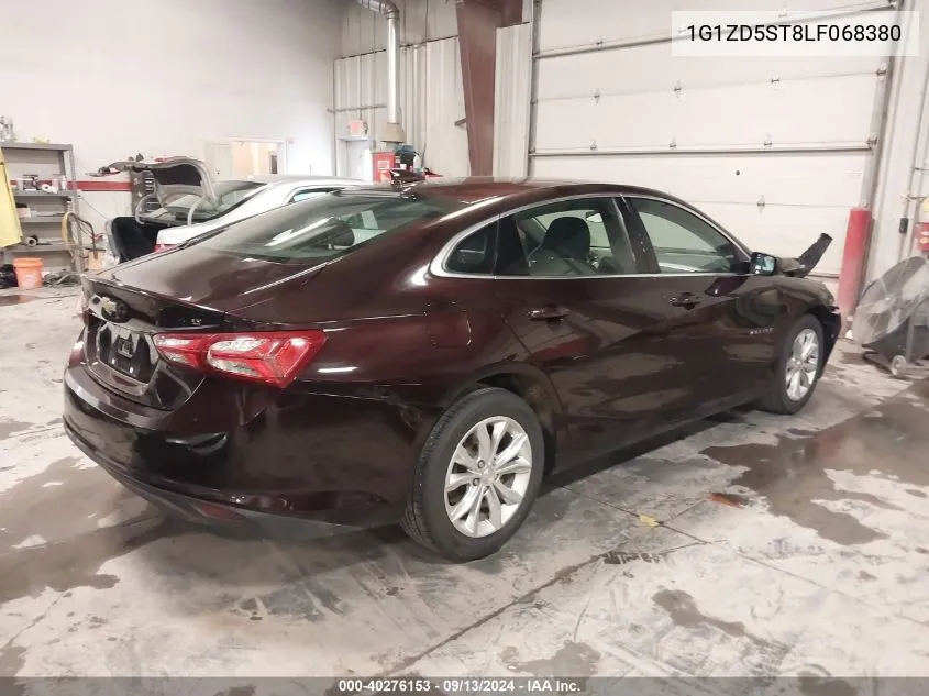 2020 Chevrolet Malibu Fwd Lt VIN: 1G1ZD5ST8LF068380 Lot: 40276153