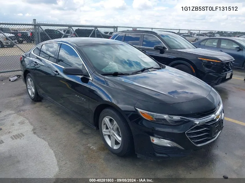 2020 Chevrolet Malibu Fwd Ls VIN: 1G1ZB5ST0LF131512 Lot: 40281803