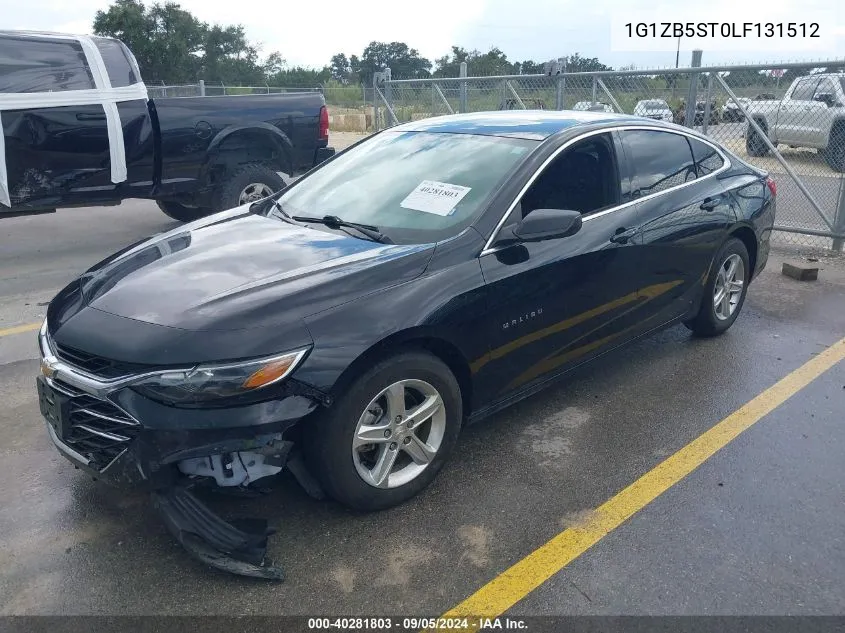 2020 Chevrolet Malibu Fwd Ls VIN: 1G1ZB5ST0LF131512 Lot: 40281803