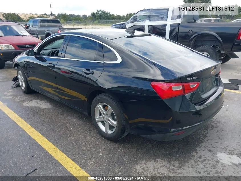 2020 Chevrolet Malibu Fwd Ls VIN: 1G1ZB5ST0LF131512 Lot: 40281803