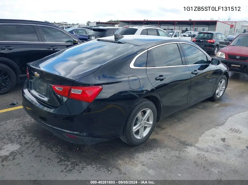 2020 Chevrolet Malibu Fwd Ls VIN: 1G1ZB5ST0LF131512 Lot: 40281803