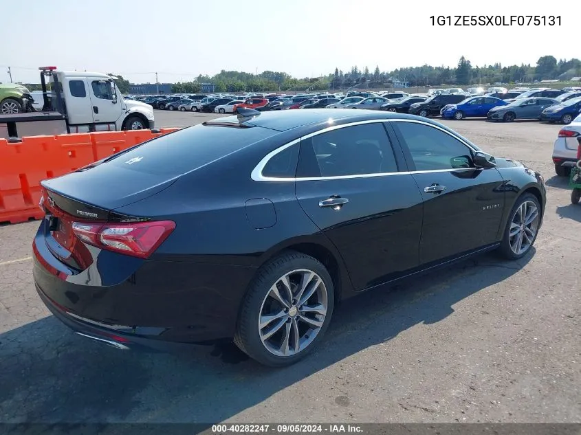 2020 Chevrolet Malibu Fwd Premier VIN: 1G1ZE5SX0LF075131 Lot: 40282247