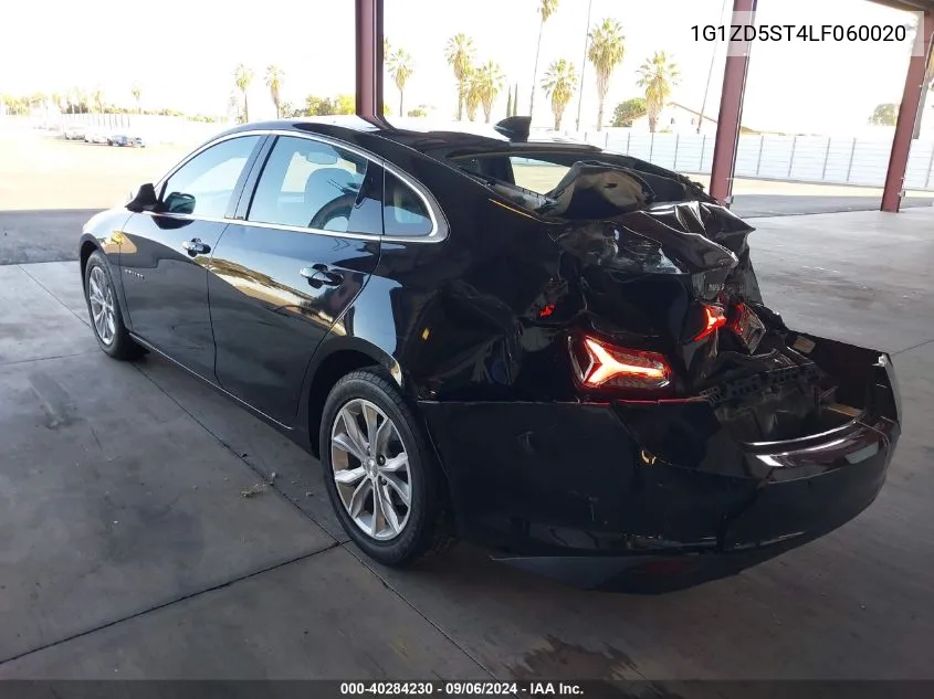 2020 Chevrolet Malibu Fwd Lt VIN: 1G1ZD5ST4LF060020 Lot: 40284230