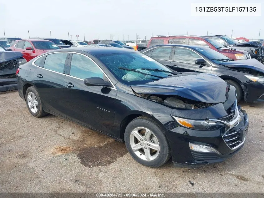 2020 Chevrolet Malibu Fwd Ls VIN: 1G1ZB5ST5LF157135 Lot: 40284722