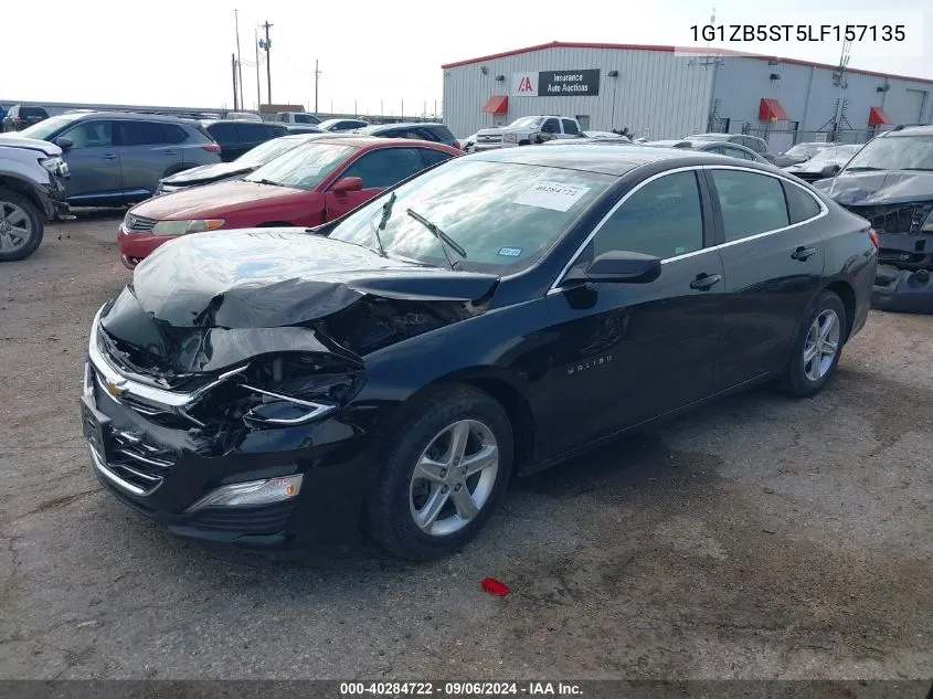 2020 Chevrolet Malibu Fwd Ls VIN: 1G1ZB5ST5LF157135 Lot: 40284722