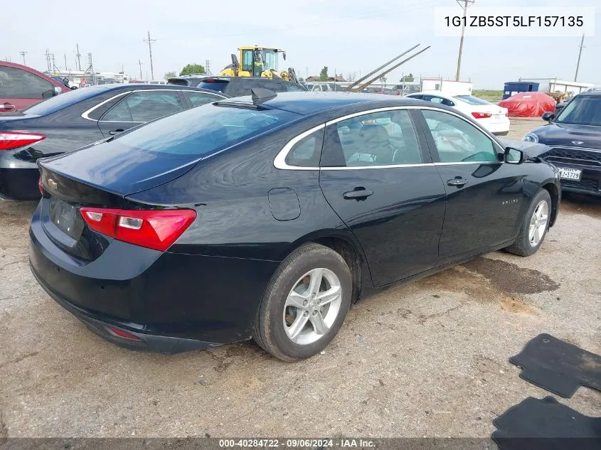 2020 Chevrolet Malibu Fwd Ls VIN: 1G1ZB5ST5LF157135 Lot: 40284722