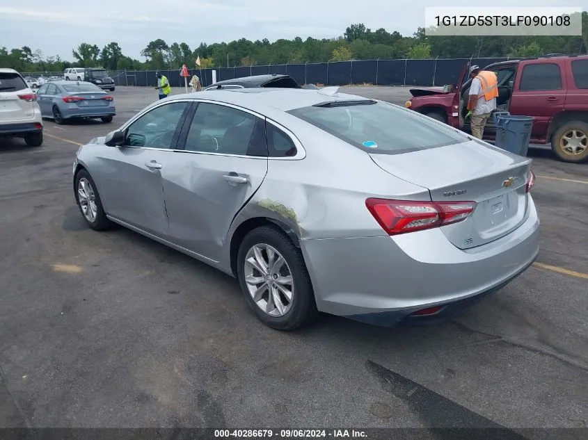 2020 Chevrolet Malibu Fwd Lt VIN: 1G1ZD5ST3LF090108 Lot: 40286679