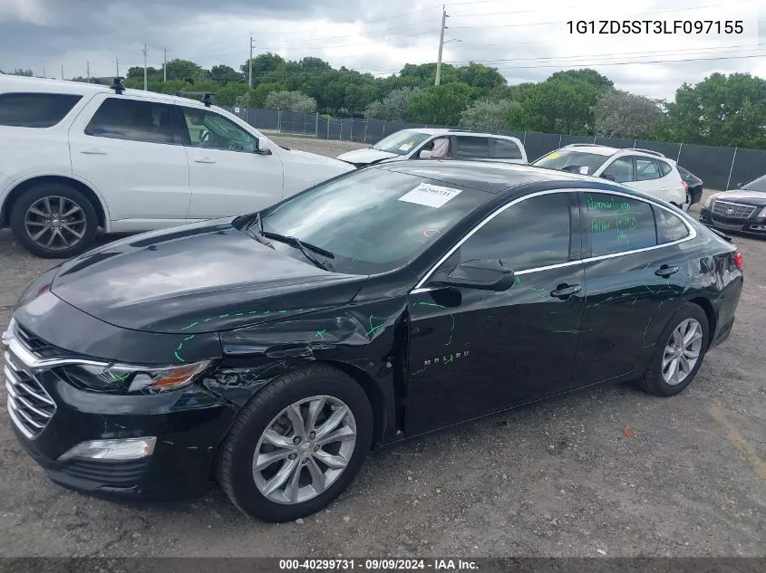 2020 Chevrolet Malibu Fwd Lt VIN: 1G1ZD5ST3LF097155 Lot: 40299731