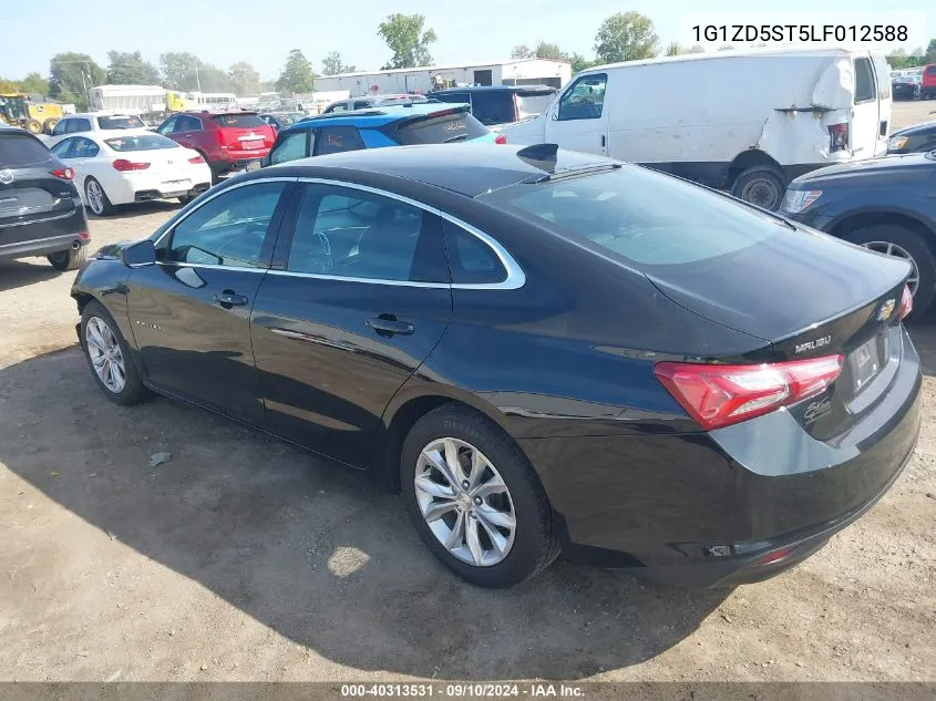 2020 Chevrolet Malibu Fwd Lt VIN: 1G1ZD5ST5LF012588 Lot: 40313531