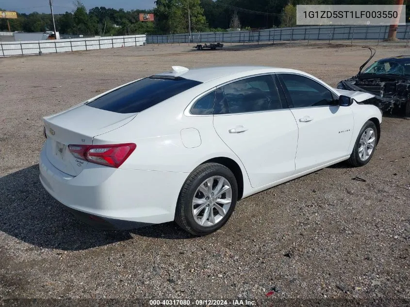 2020 Chevrolet Malibu Lt VIN: 1G1ZD5ST1LF003550 Lot: 40317080