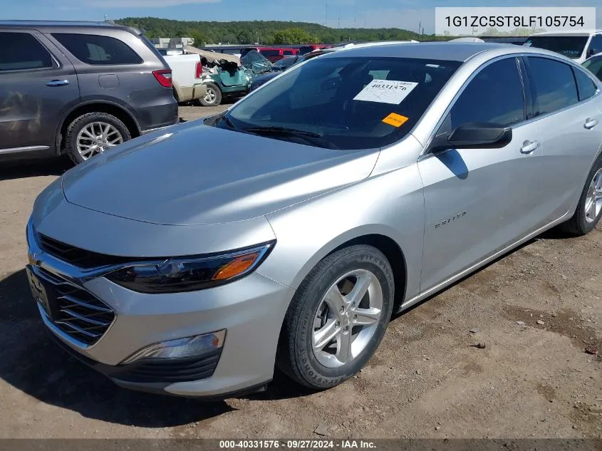 2020 Chevrolet Malibu Fwd 1Fl VIN: 1G1ZC5ST8LF105754 Lot: 40331576