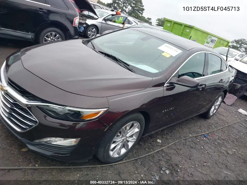 2020 Chevrolet Malibu Fwd Lt VIN: 1G1ZD5ST4LF045713 Lot: 40332724