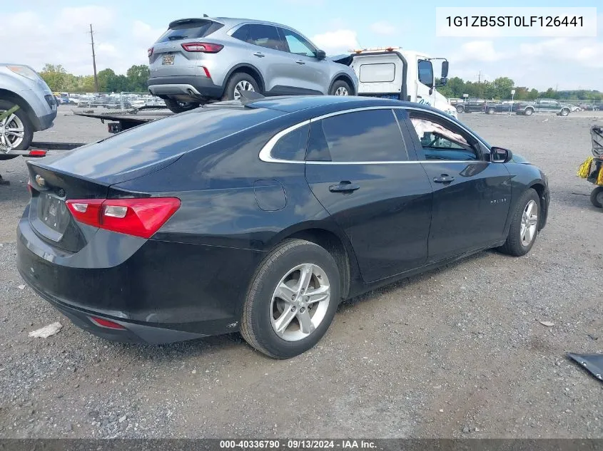 2020 Chevrolet Malibu Ls VIN: 1G1ZB5ST0LF126441 Lot: 40336790