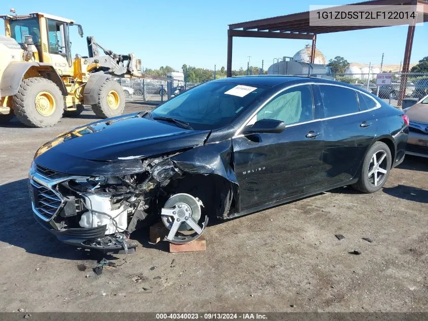 2020 Chevrolet Malibu Fwd Lt VIN: 1G1ZD5ST2LF122014 Lot: 40340023