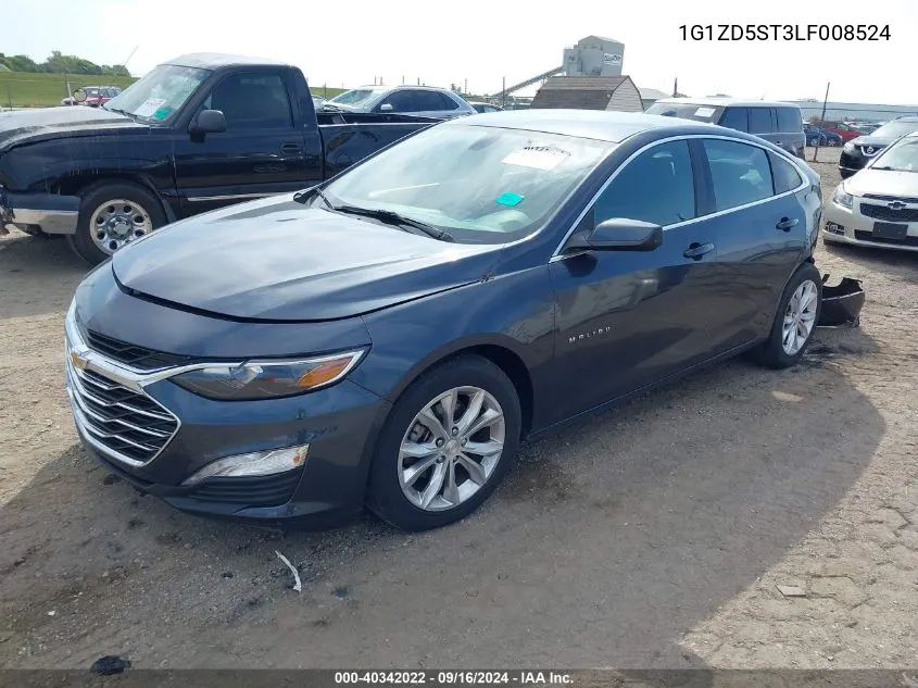 2020 Chevrolet Malibu Lt VIN: 1G1ZD5ST3LF008524 Lot: 40342022