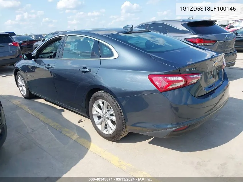 2020 Chevrolet Malibu Fwd Lt VIN: 1G1ZD5ST8LF100146 Lot: 40348671