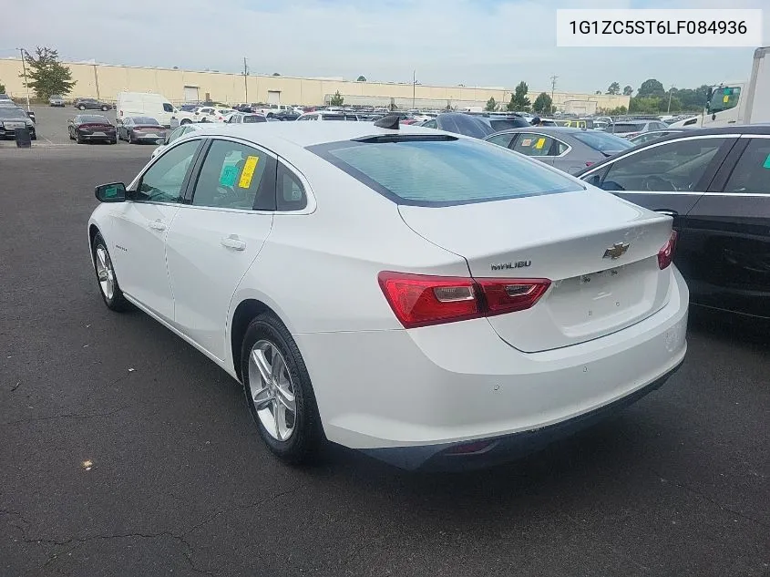 2020 Chevrolet Malibu Fwd 1Fl VIN: 1G1ZC5ST6LF084936 Lot: 40353396