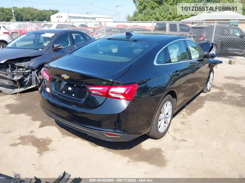 2020 Chevrolet Malibu Fwd Lt VIN: 1G1ZD5ST4LF088691 Lot: 40365966