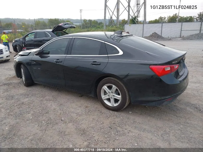 2020 Chevrolet Malibu Ls VIN: 1G1ZB5ST1LF024825 Lot: 40377718